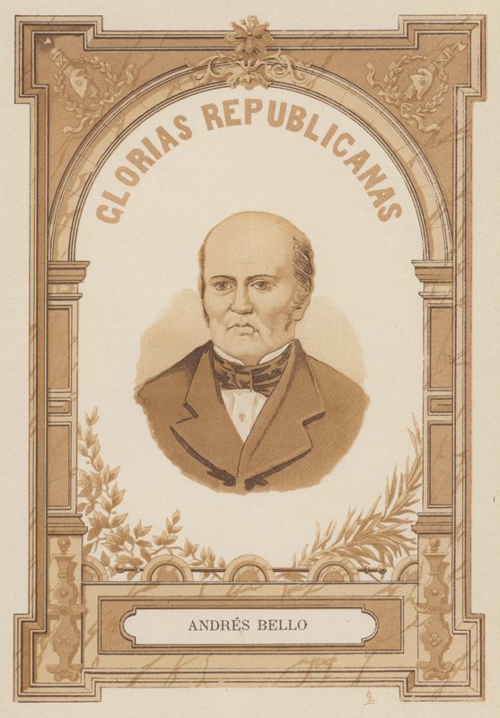 Andres Bello, venezuelai humanista, politikus; filozófus és költő alkotó: Spanish School