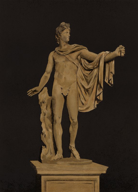 Apollo Belvedere (chromolitho) alkotó: Spanish School