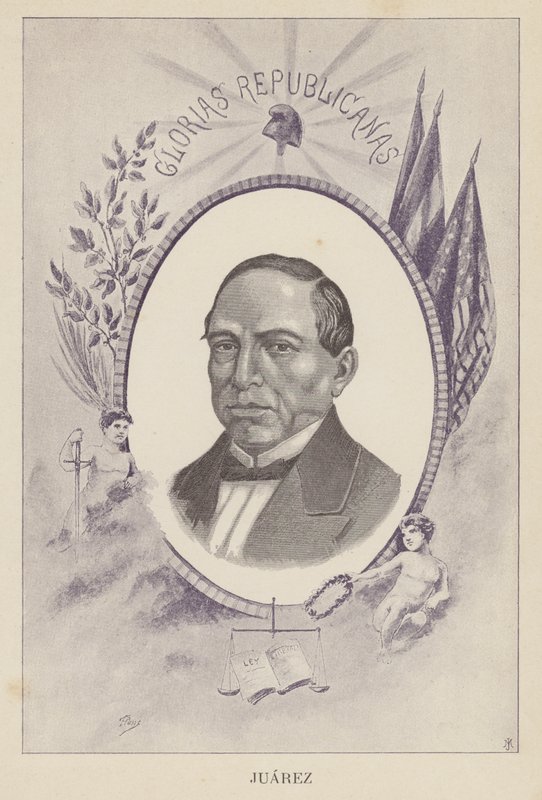 Benito Juarez, mexikói ügyvéd és politikus alkotó: Spanish School