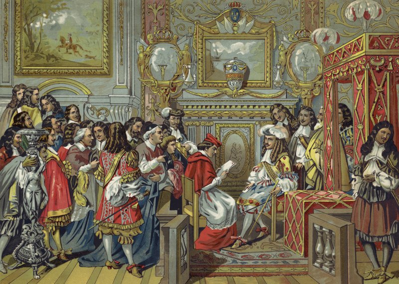 XIV. Lajos francia kabinet alkotó: Spanish School