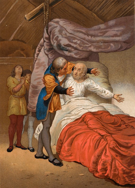 Kolumbusz és Hermano Bartolome alkotó: Spanish School