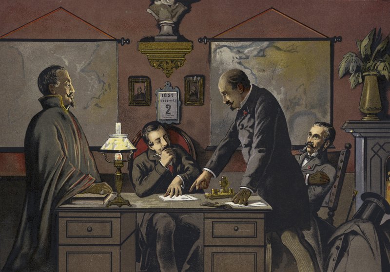 Franciaország – 1851. december 2-án éjszaka alkotó: Spanish School