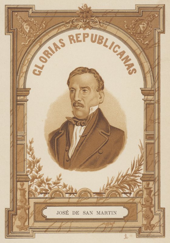 Jose de San Martin, argentin tábornok alkotó: Spanish School