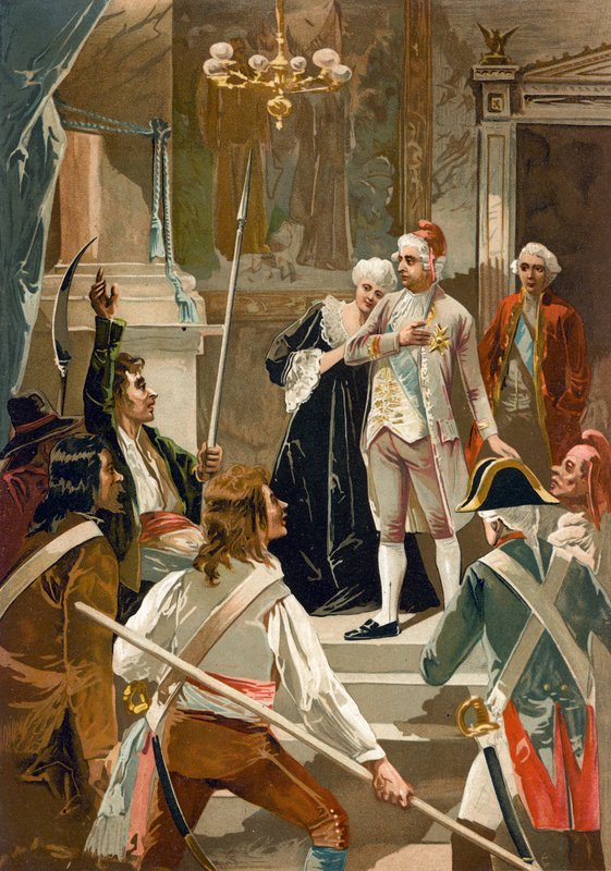 XVI. Lajos király és Mária Antoinette alkotó: Spanish School