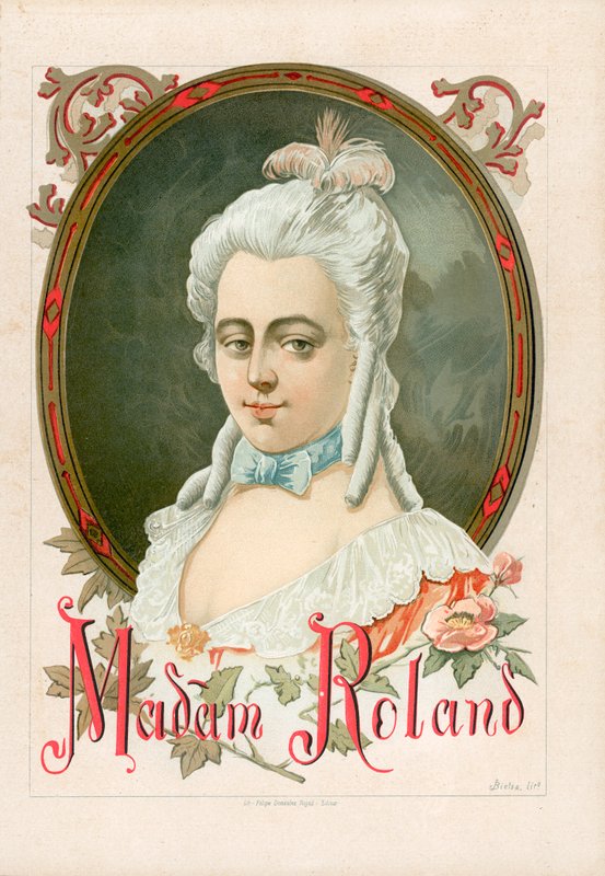 Marie-Jeanne Roland, ismertebb nevén Madame Roland alkotó: Spanish School