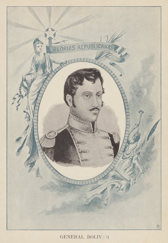 Simon Bolivar, venezuelai politikai és katonai vezető alkotó: Spanish School