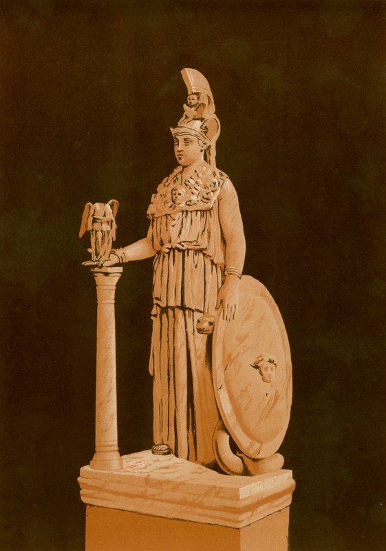 Minerva szobrát Athénban találták alkotó: Spanish School