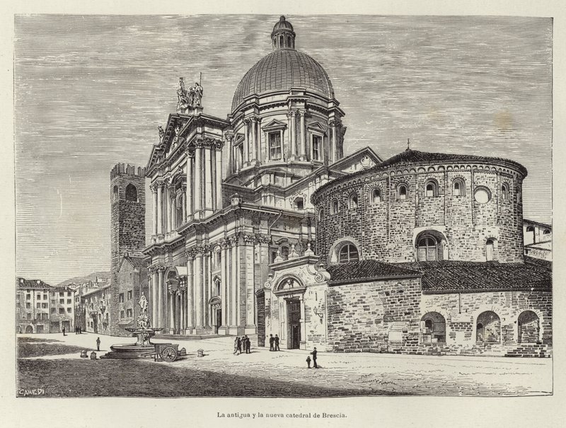 Brescia régi és új katedrálisa alkotó: Spanish School