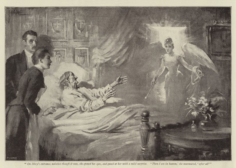 Illusztráció: Egy próbálkozó beteg, James Payn alkotó: St. George Hare
