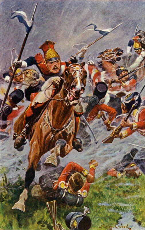Albuera, a lengyel lándzsások parancsnoka a britek hátában alkotó: Stanley L. Wood