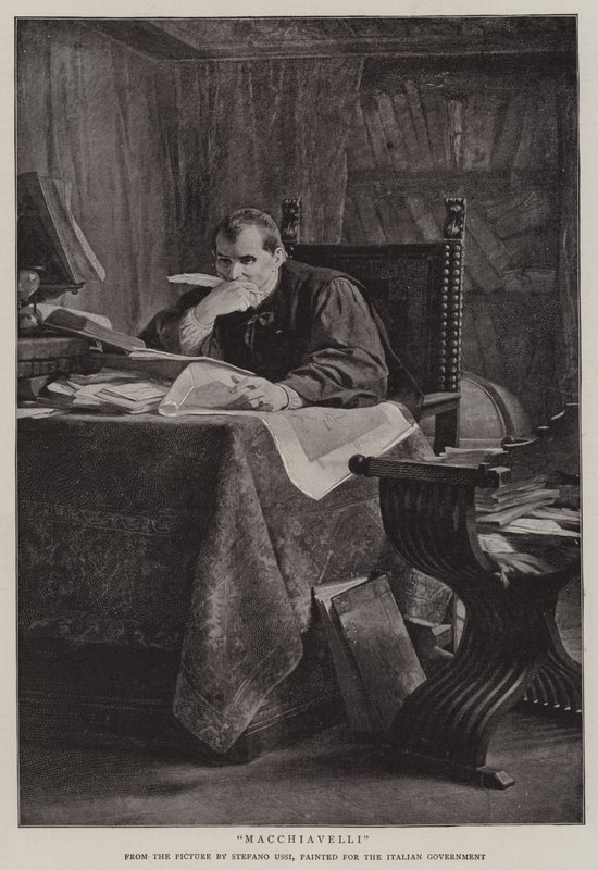 Machiavelli alkotó: Stefano Ussi