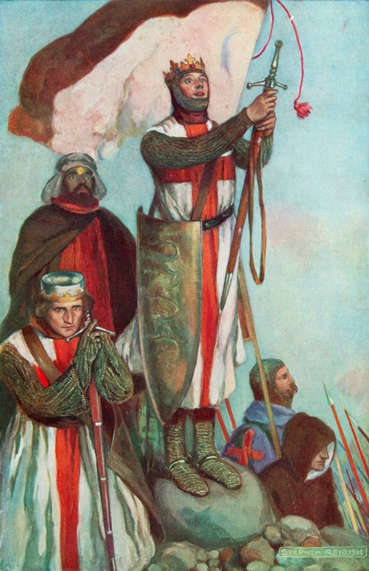 Keresztesek látják Jeruzsálemet (színes litho) alkotó: Stephen Reid