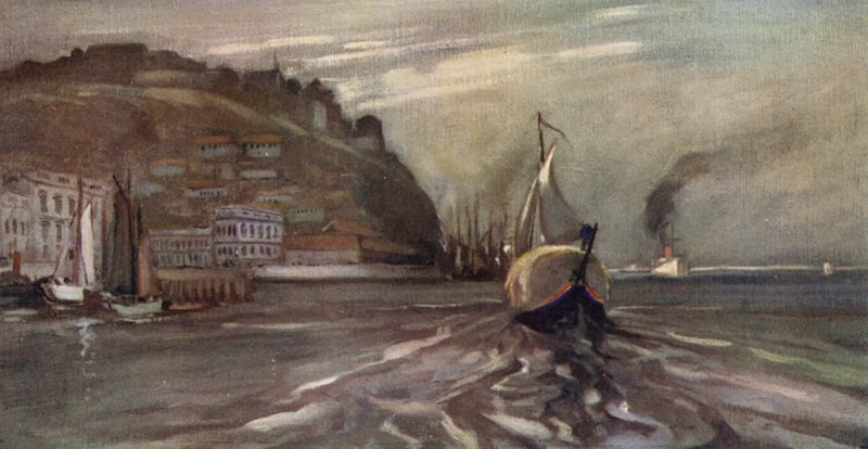 Lisszabon (színes litó) alkotó: Stephen Reid