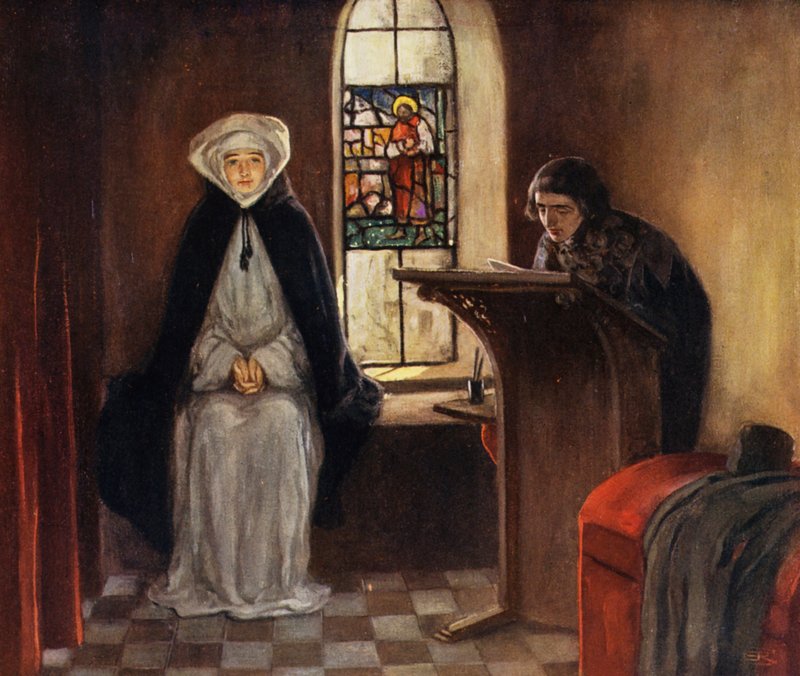 Sienai Szent Katalin (színes litó) alkotó: Stephen Reid