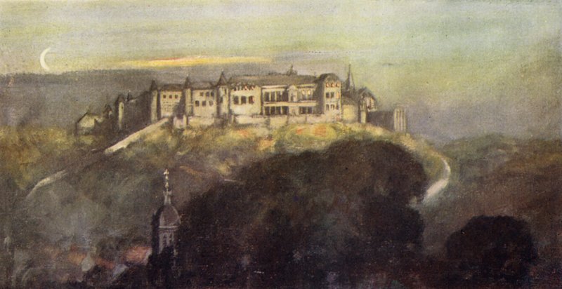 A Chateau de Joinville (színes litó) alkotó: Stephen Reid