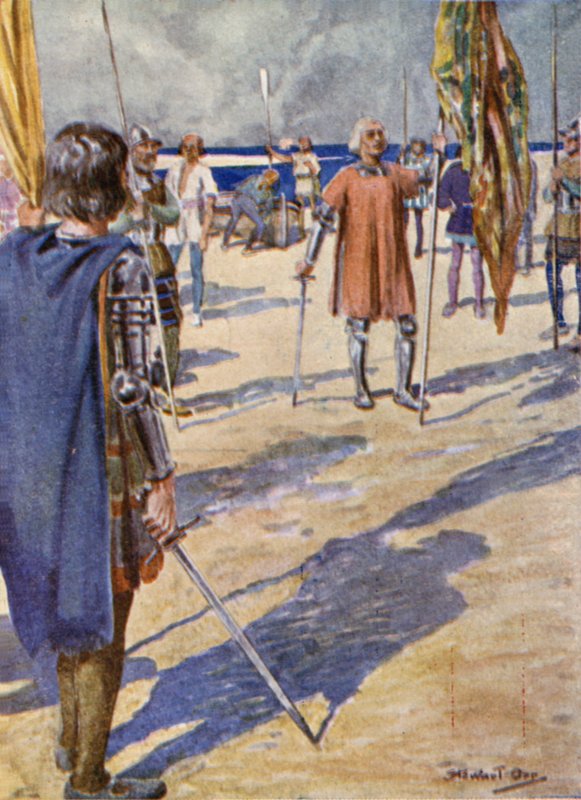 Columbus elnevezte San Salvador szigetét alkotó: Stewart Orr
