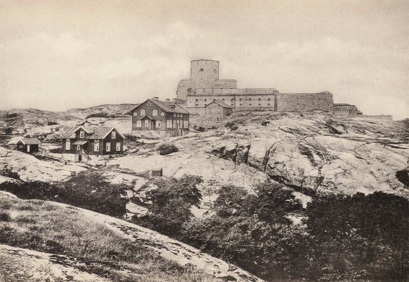 Svédország / Svédország: Bohuslan, Marstrand, Karlstens Fastning (f/w fotó) alkotó: Swedish Photographer
