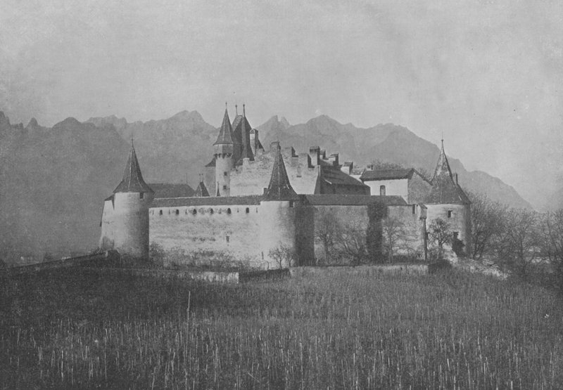 Eagle, The Chateau (f/w fotó) alkotó: Swiss Photographer