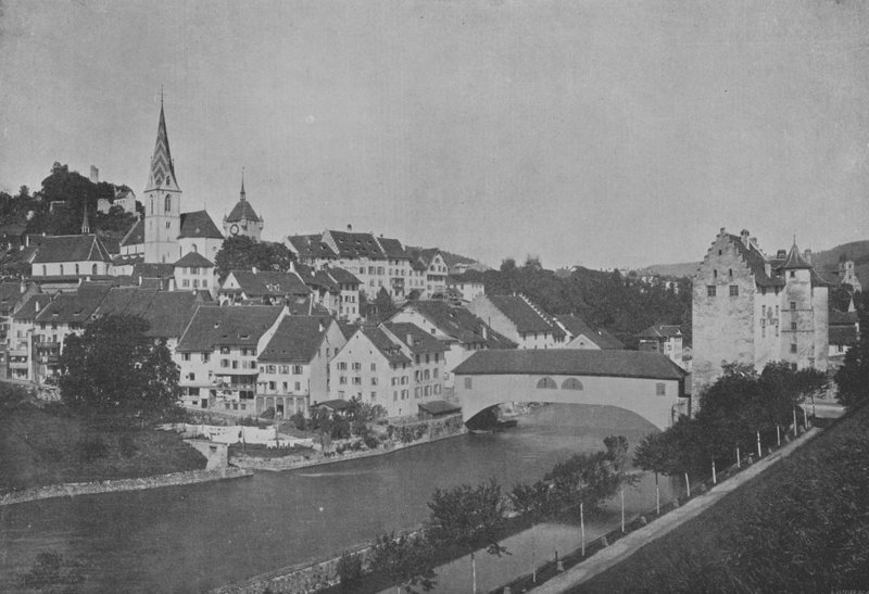 Baden (fekete-fehér fotó) alkotó: Swiss Photographer
