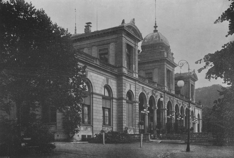 Baden, Le Kursaal (f/w fotó) alkotó: Swiss Photographer