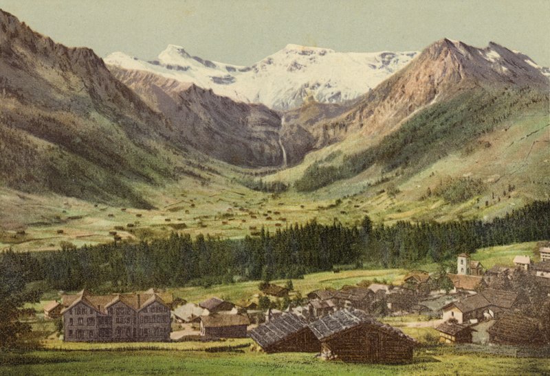 Berni Oberland: Adelboden (színes fotó) alkotó: Swiss Photographer