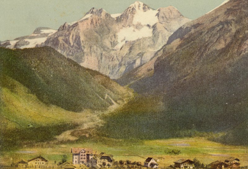 Bernese Oberland: Kandersteg (színes fotó) alkotó: Swiss Photographer