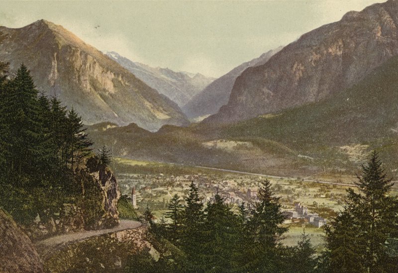 Berni Oberland: Meiringen (színes fotó) alkotó: Swiss Photographer