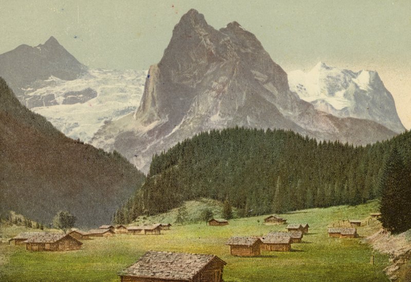 Berner Oberland: Rosenlaui (színes fotó) alkotó: Swiss Photographer