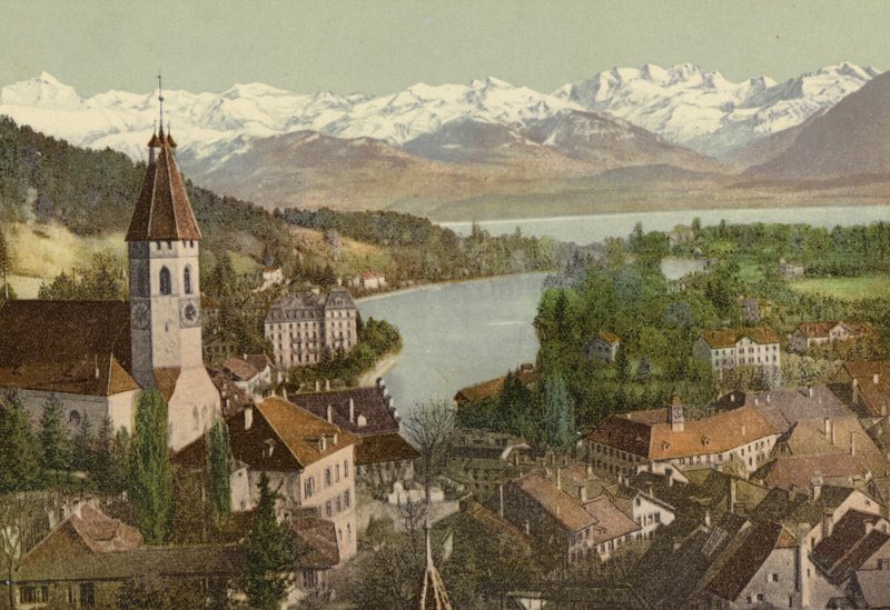Berner Oberland: Thun (színes fotó) alkotó: Swiss Photographer