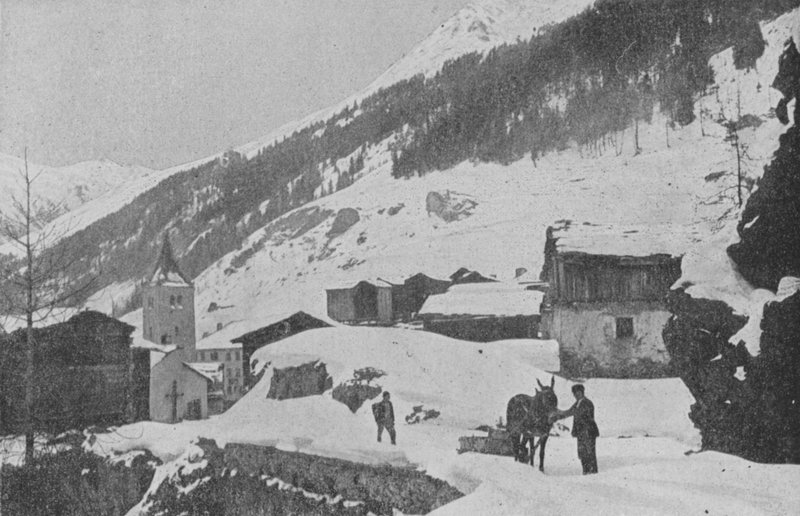Bourg Saint-Pierre, Route du Saint-Bernard (f/w fotó) alkotó: Swiss Photographer