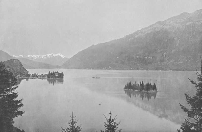Iseltwald, Lac de Brienz (f/w fotó) alkotó: Swiss Photographer