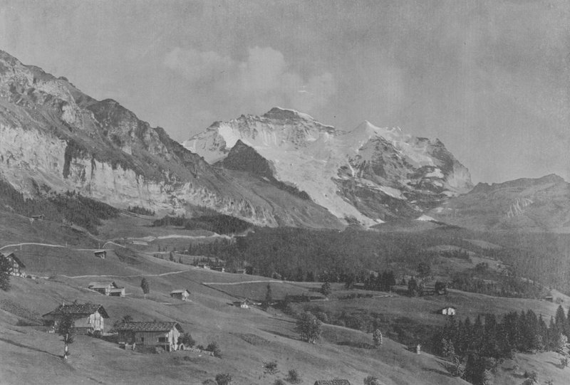 A Jungfrau, Wengenről készült kép (f/w fotó) alkotó: Swiss Photographer