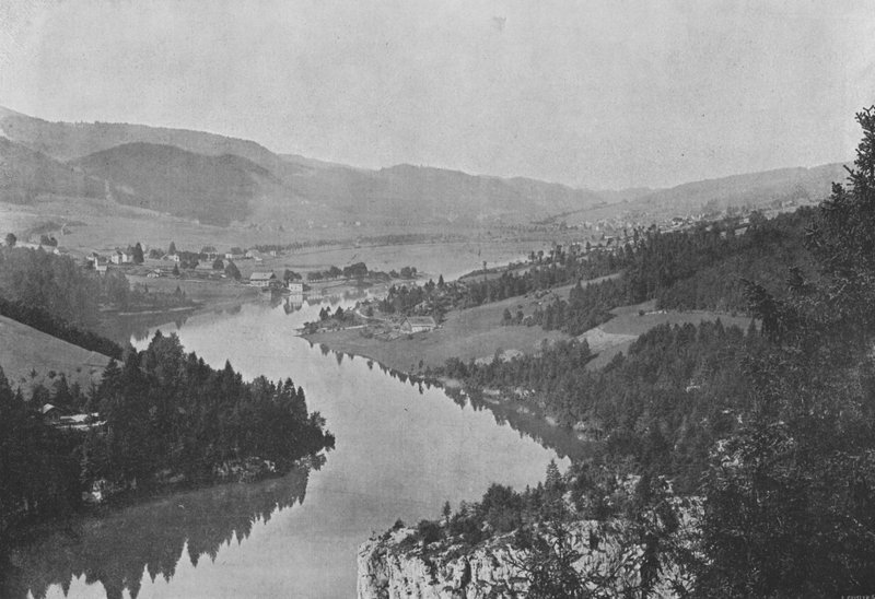 A Doubs-medence Les Brenets-ben (f/w fotó) alkotó: Swiss Photographer
