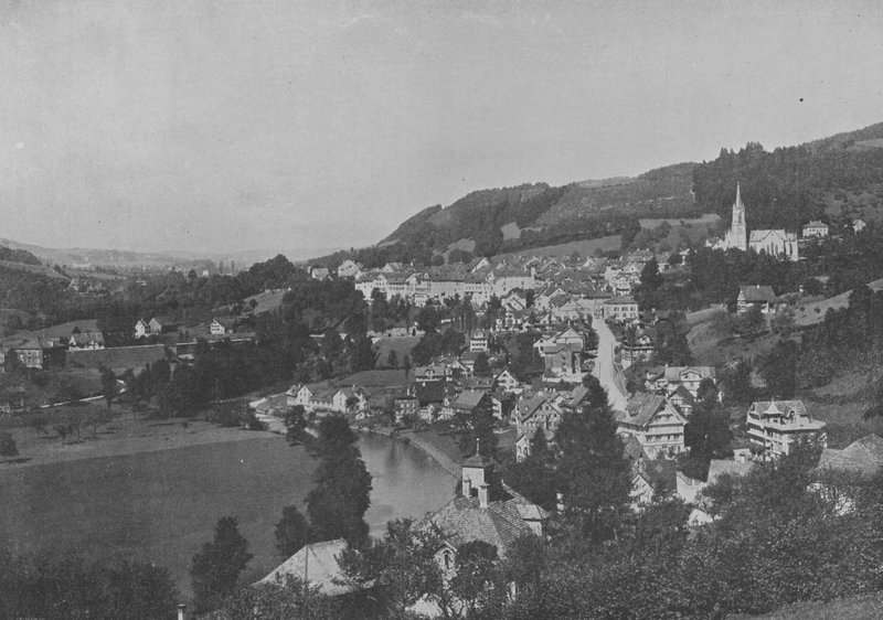 Lichtensteig, Toggenbourg, Canton de Saint-Gall (f/w fotó) alkotó: Swiss Photographer