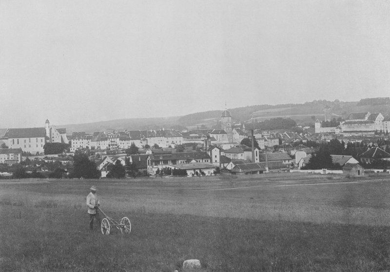 Porrentruy, Általános nézet (f/w fotó) alkotó: Swiss Photographer