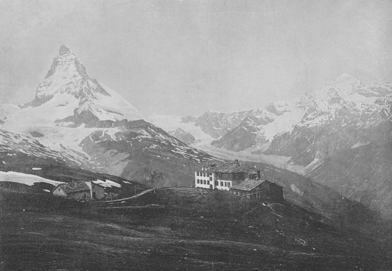 Ryffelberg, Matterhorn és Dent-Blanche (f/w fotó) alkotó: Swiss Photographer