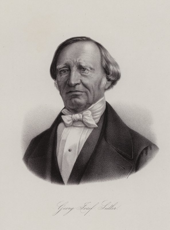 Georg Joseph Sidler, Swiss politician (engraving) alkotó: Swiss School
