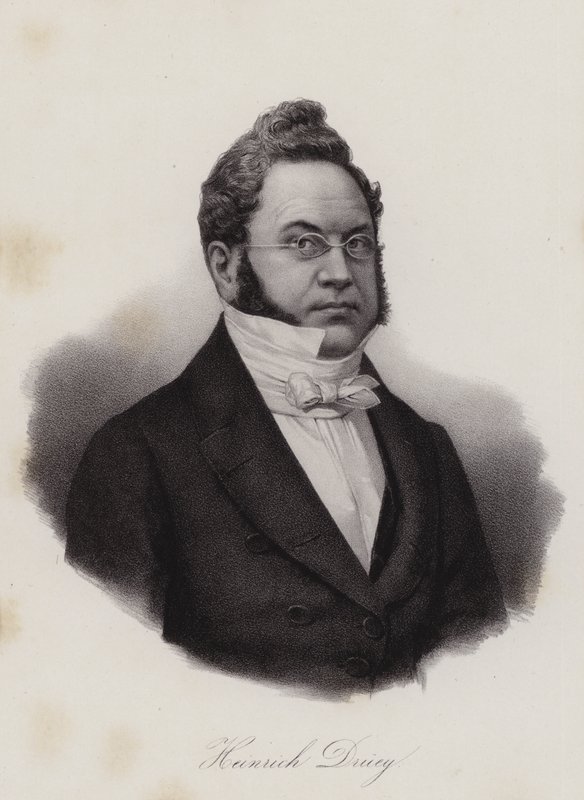 Heinrich Druey svájci ügyvéd, filozófus és politikus (metszet) alkotó: Swiss School