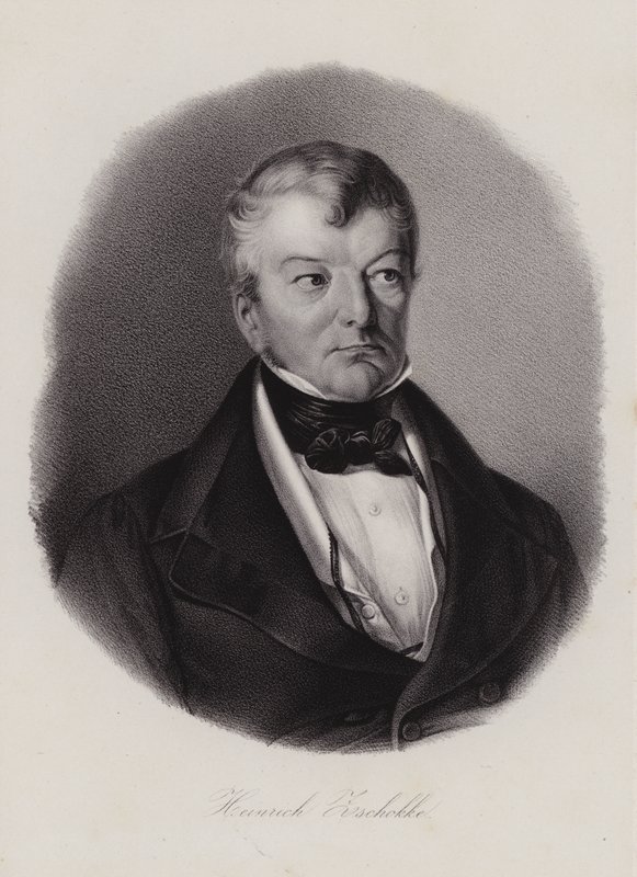 Heinrich Zschokke svájci író és reformátor (metszet) alkotó: Swiss School