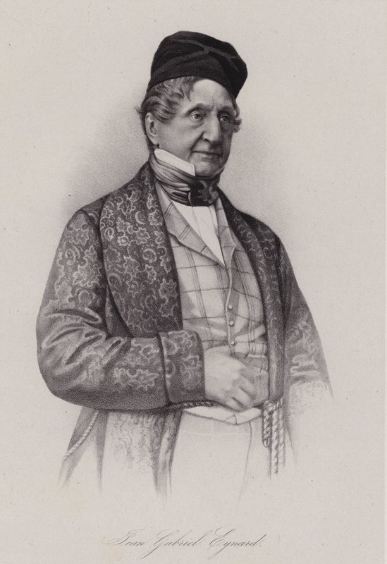 Jean-Gabriel Eynard, svájci bankár (metszet) alkotó: Swiss School