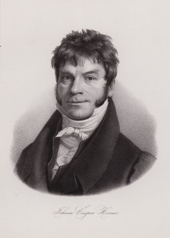 Johann Caspar Horner, svájci fizikus, matematikus és csillagász (metszet) alkotó: Swiss School