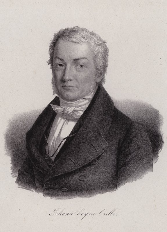 Johann Caspar von Orelli, svájci klasszikus tudós (metszet) alkotó: Swiss School