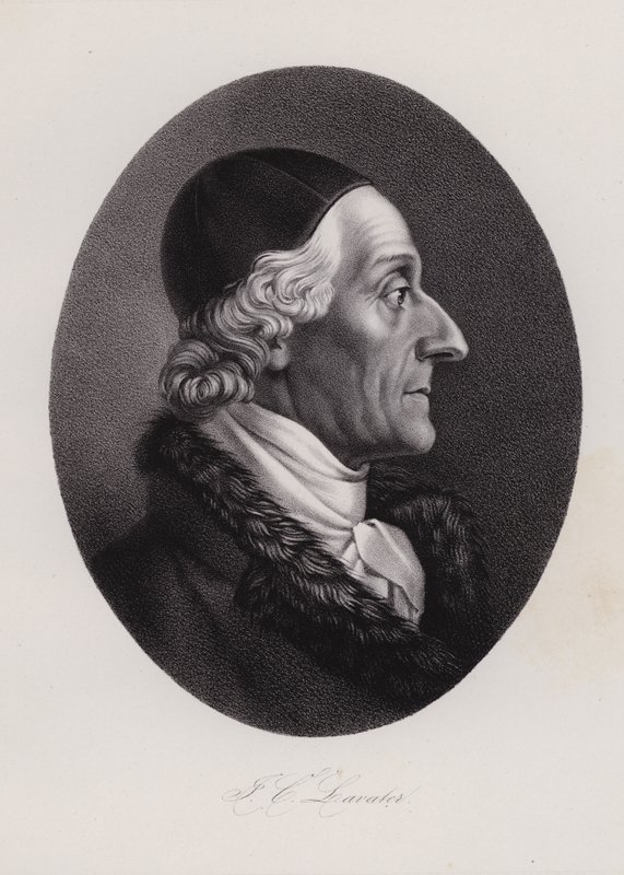 Johann Kaspar Lavater, svájci író és fiziognómus (metszet) alkotó: Swiss School