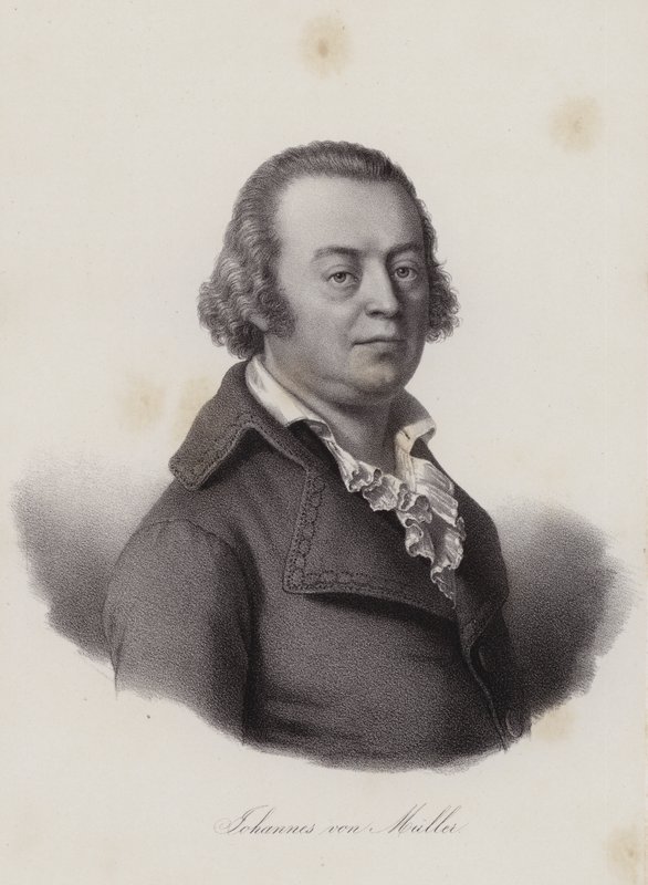 Johannes von Muller, svájci történész (metszet) alkotó: Swiss School