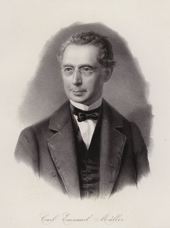 Karl Emanuel Muller, svájci építőmérnök és politikus (metszet) alkotó: Swiss School