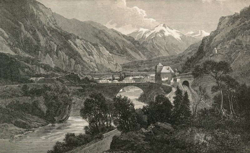 St. Maurice az Alsó-Rhone-völgyben alkotó: Swiss School