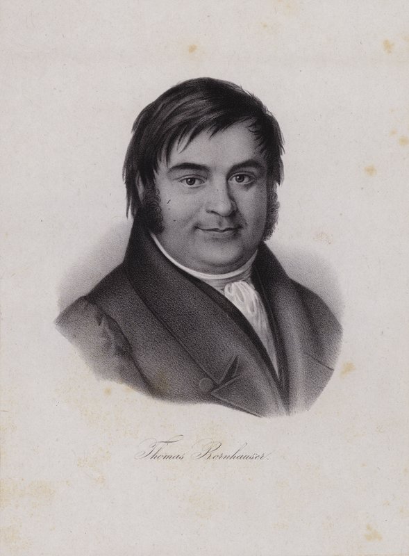 Thomas Bornhauser svájci teológus (metszet) alkotó: Swiss School