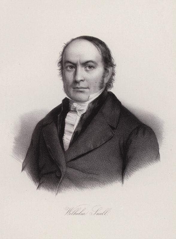 Wilhelm Snell, svájci professzor és politikus (metszet) alkotó: Swiss School