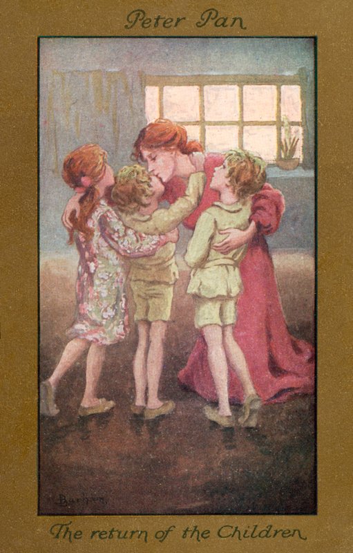 Pán Péter: Pan Pan Pan: A gyerekek visszatérése (színes litográfia) alkotó: Sybil Barham
