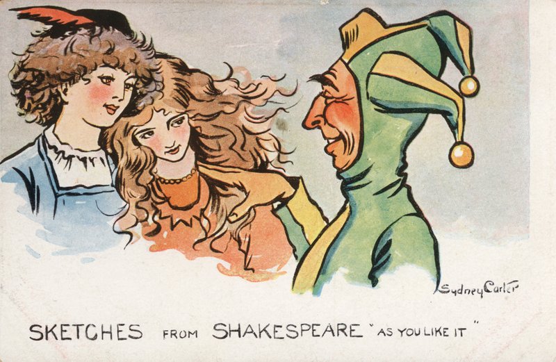 Jelenet Shakespeare Ahogy tetszik című drámájából (színes litó) alkotó: Sydney Carter